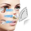 1PC Quick Eyebrow Painting Guide, Recyclable Eyebrow Makeup Drawing Guide Ruler Tattoo Supplies PVC