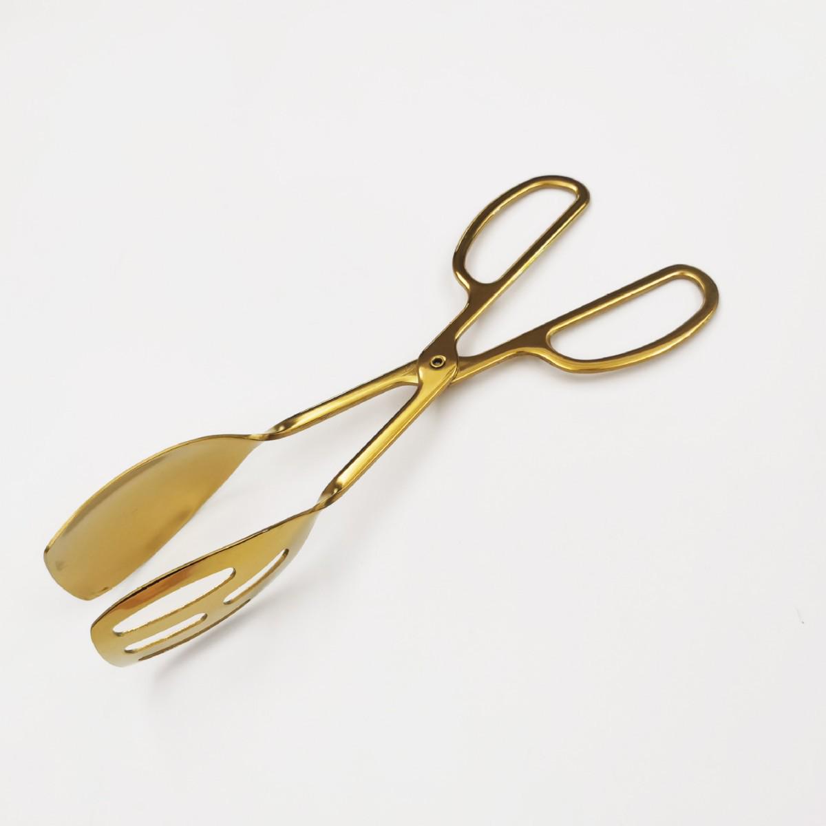 

Щипцы из нержавеющей стали в европейском стиле многоразового использования для хлеба, салата, кимчи и якинику Stainless Steel