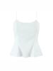 Chic French Lace-Trimmed Waist-Cinching Strapless Camisole for Women