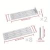 Boat Trailer Bunk Slide Pads and Boat Trailer Glide Bunk Enders For Launching & Loading Boat on/Off Trailer Easier 3" x 10"