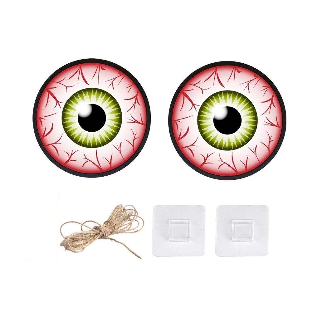 Luminous Giant Hanging Eyeball Round LED Eyeball Creative Halloween Eyeball  Halloween Party StyleC
