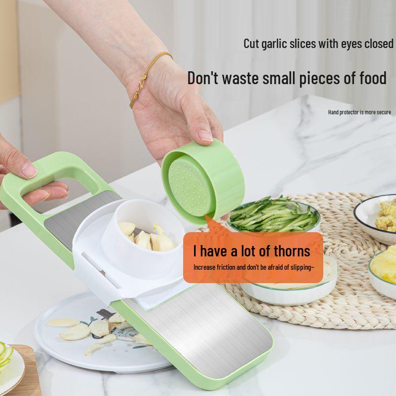 

Очень толстая овощерезка и терка из нержавеющей стали с защитой для рук