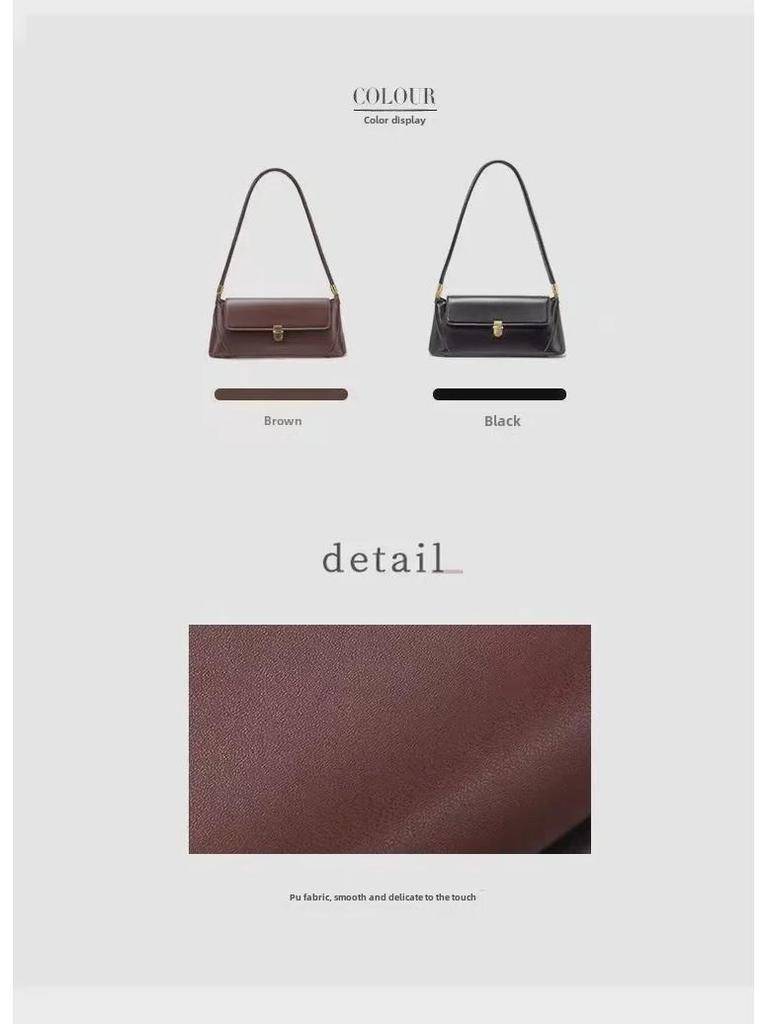 2023 Summer Fashion Women's Versatile Large-Capacity Baguette Shoulder Bag