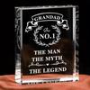 Grandad Tribute Acrylic Plaque, "The Man, The Myth, The Legend" Text, Party Decor, Grandpa Gift, Home Tabletop Decorations, Nurseries, Home Desk Li