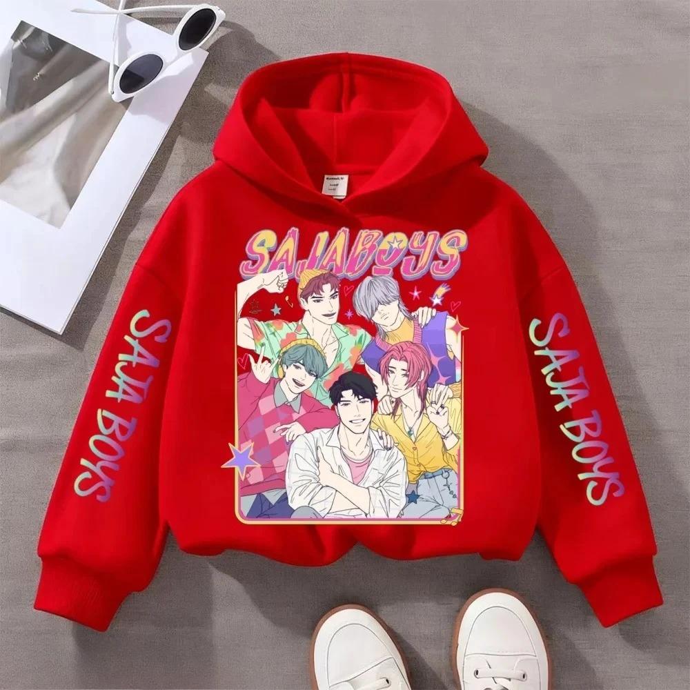 Hoodies Sweatshirts Girls Children's Comfortable Cartoon Printed Sports Shirt Girls' Color Comfortable Casual Hoodie