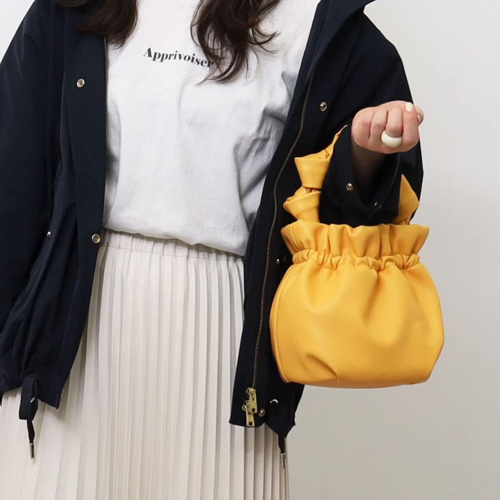 Cuco Women's Knotted Handle 2-Way Mini Shoulder Bag, Yellow (350), 2313111041