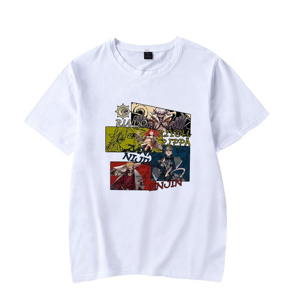 Gachiakuta T-Shirt Merch Für Frauen_Männer Unisex Sommer Kurzarm High-End Luxus Oversized heißes Produkt Unisex weich hohe Qualität