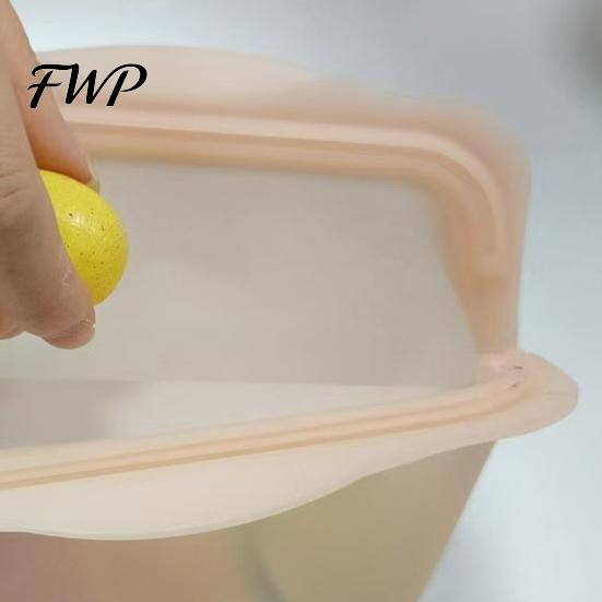 Freezer Safe Silicone Bags Storage Bag Leak-Proof Upright Prevent Odor Sandwich Transfer Reusable Thick Tear-Resistant Food Thickened