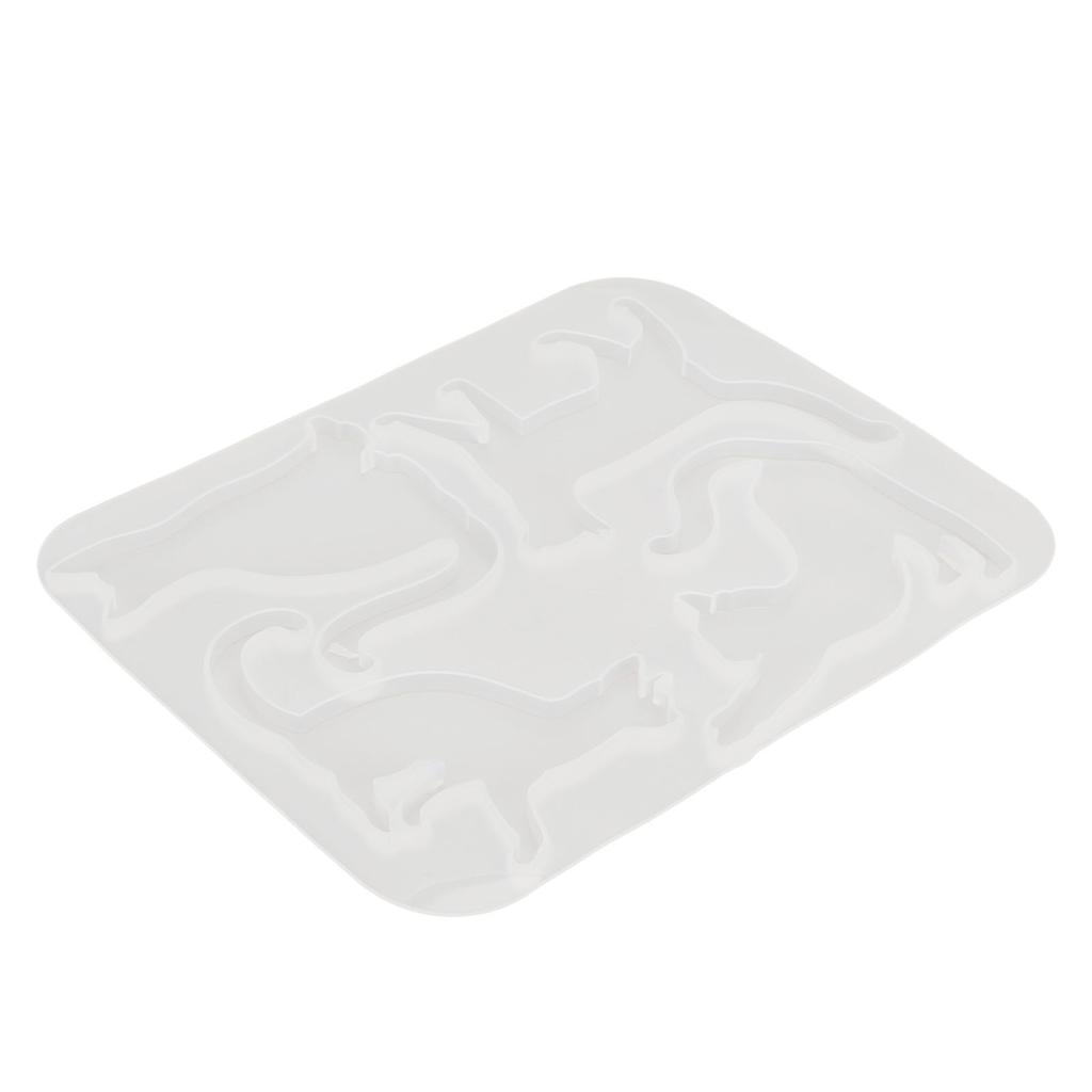Cat Brooch Resin Molds DIY Cute Reusable Silicone Easy to Demold Candle Mold for Soap Chocolate