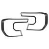 1 Pair Headlight Headlamp Frame Guard Cover Trim Bezel Black Carbon Fiber Style Plastic Fit for Ford Ranger   2024