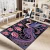 1pc Phoenix Flowers Carpet Anti Slip Polyester Floor Mat for office.Bedroom
