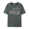 Its a Beautiful Day For Learning Teacher Students Women Graphic Shirts Original Mens TShirts Punk Style