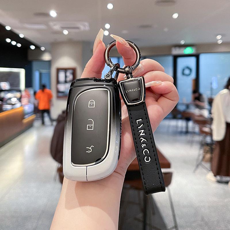 Lynk & Co Z20 Z10 900 Metal Car Key Case Shell - High-End 2025 Fully Enclosed Design