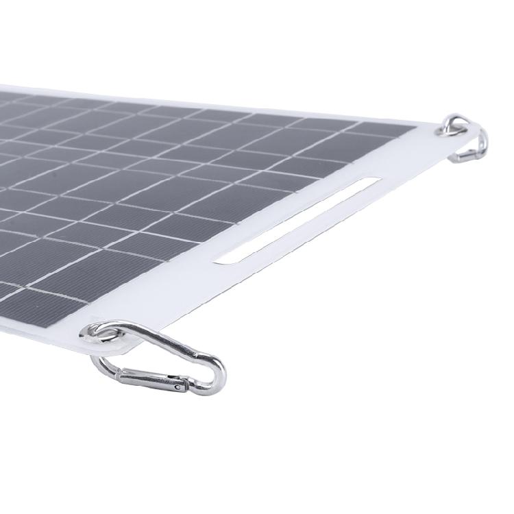 15W Flexible Polycrystalline Solar Panel Controller Dual USB Regulator Charging