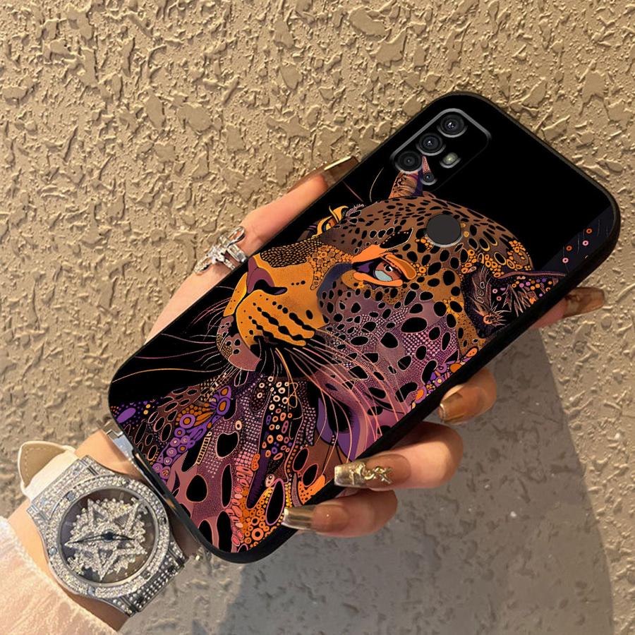 Cool Tiger Leopard Case for Motorola Moto G52 G71 G22 Edge40 G51 G73 Edge 20 Pro 30 Lite G60s G32 G50 G53 G30 Phone Cover