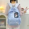 Schoolbag Japanese Cute Polka Dot Backpack Female Transparent Bar Millet Pain Bag Two-dimensional Baby Bag Large-capacity Student Schoolbag