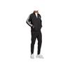 Adidas Three Stripe Zip Collar Sports Suit Men Sportswear Black IC6766