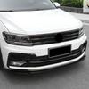 For Tiguan MK2 2016- Front Bumper Mesh Center Grille Grill Moulding Strips Cover Trim