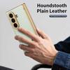 Samsung Z Fold7 Case: Foldable Electroplated Diamond Pattern, Plain Leather, Full Coverage for Fold6/5, Cross-border Compatibility.
