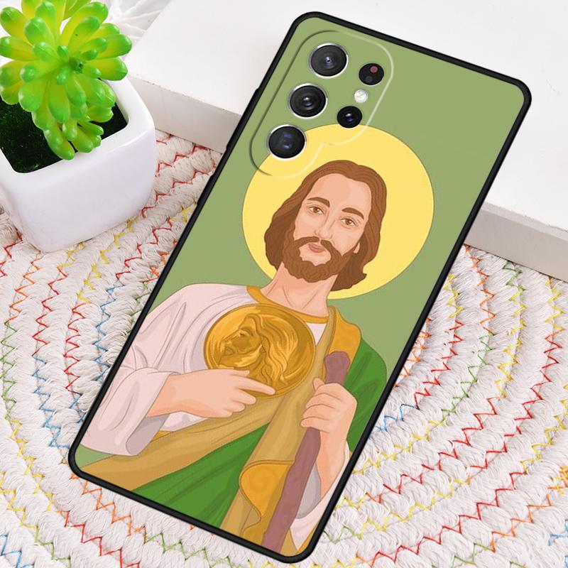 San Judas TPU Phone Case For Samsung Galaxy note 10 pro S26 S25 S24 S23 S22 Ultra Plus S21 FE S20 Shockproof Cover