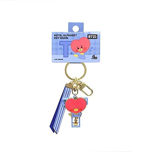 

BT21 Металлический алфавитный брелок для ключей Line Friends BTS Bangtan Boys BABY Baby Baby Baby [Официальный] Цепь/брелок (TATA)