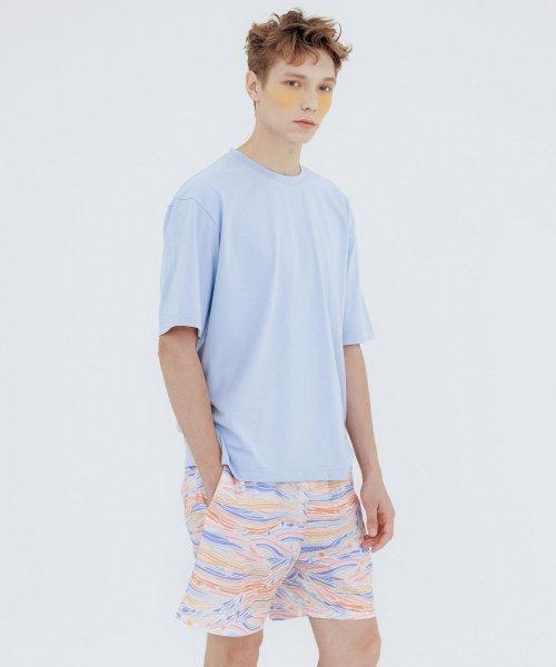 [Sunday Lounge] Wave Star T-shirt Pants Setup SMKFA404 [Shipped from Korea] 100% Authentic