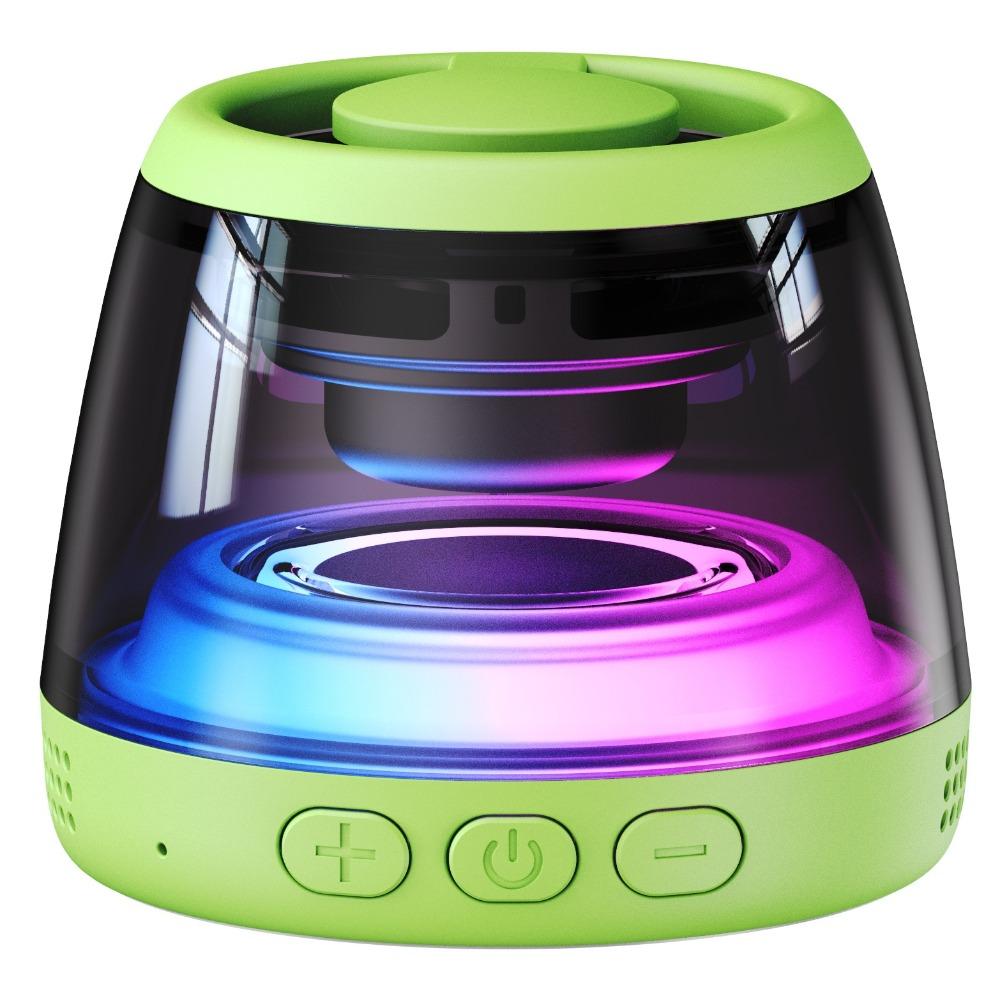 Magnetic Wireless Phone Stand Gaming Speaker – MagSafe & Android Compatible, IPX5 Waterproof, RGB Lighting, Metal Surface Mount