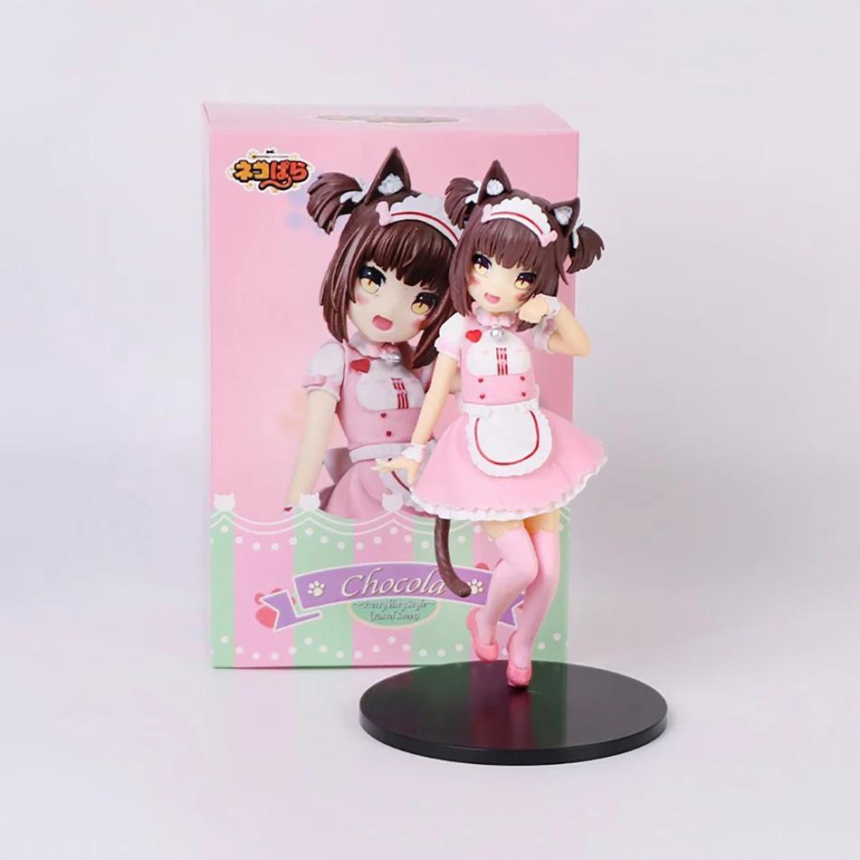 18CM Anime NEKOPARA Figure Chocola And Vanilla Cute Stand Animation Model Toys Gifts Collection Decoration Ornaments PVC