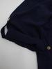 Plus Size Solid Color V-Neck Long Sleeve Button-Up Top - Women's Spring/Autumn Elegant Shirt