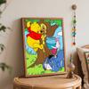 Disney Oil Painting Kit Painting Winnie the Pooh Art Home Bedroom Wall Decor Gift