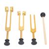 Aluminum Alloy Tuning Fork Set 128 256 512Hz Portable Tuning Fork Healing Instrument for Home Clinical