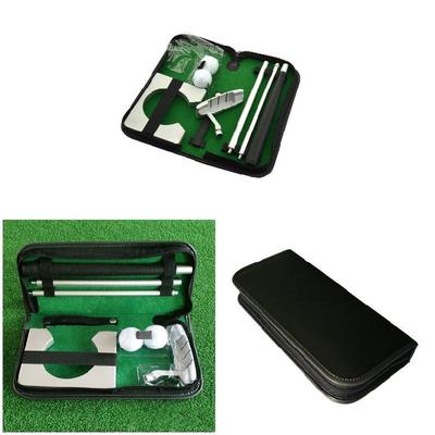 Golfs Golf Ball Practicee Putting Training Set Putter Indoor Travel Portable Holder