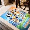 Sunny Day Soccer Fun Personalized Text Area Rug Suitable for Outdoor Playrooms Decorate room Game Room Anti-slip Rug Anime Office Decor