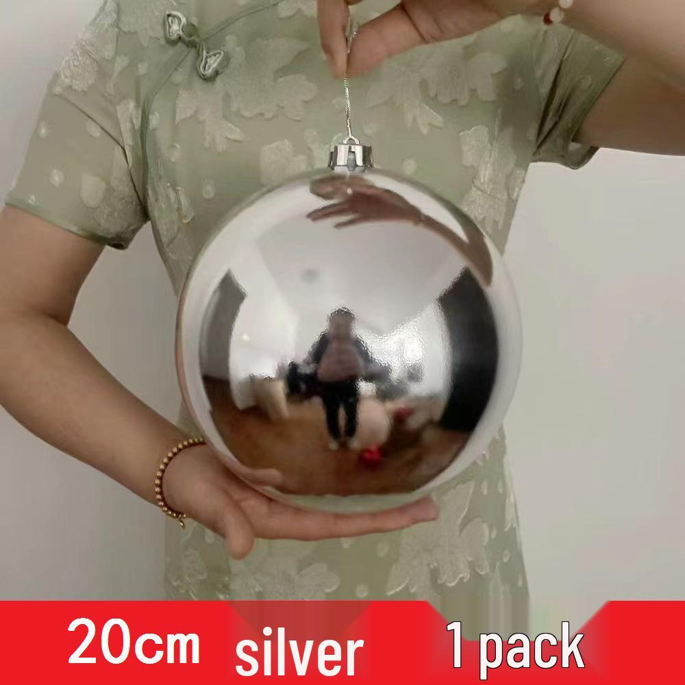 Custom Electroplated Round Christmas Hanging Ornament