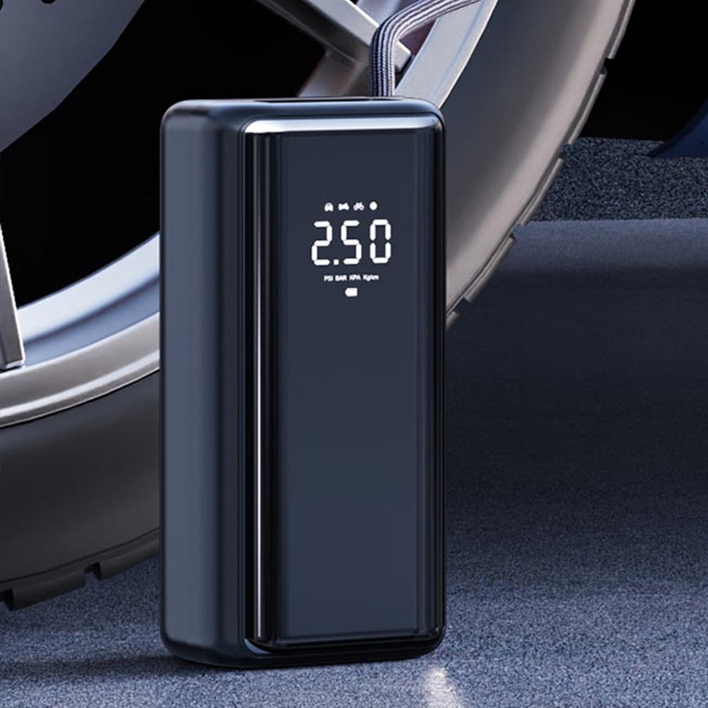 150PSI Digital Tire Inflator 1500mAh Cordless Tire Pump Digital Display Portable Air Pump for Car Motorcycle Bike Tire Boat Ball