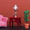 1:12 Casa delle Bambole Miniatura Luce Led Lampada Candelabro Lampada da Scrivania Illuminazione Domestica Modello Arredamento Mobili Giocattolo Accessori Casa delle Bambole