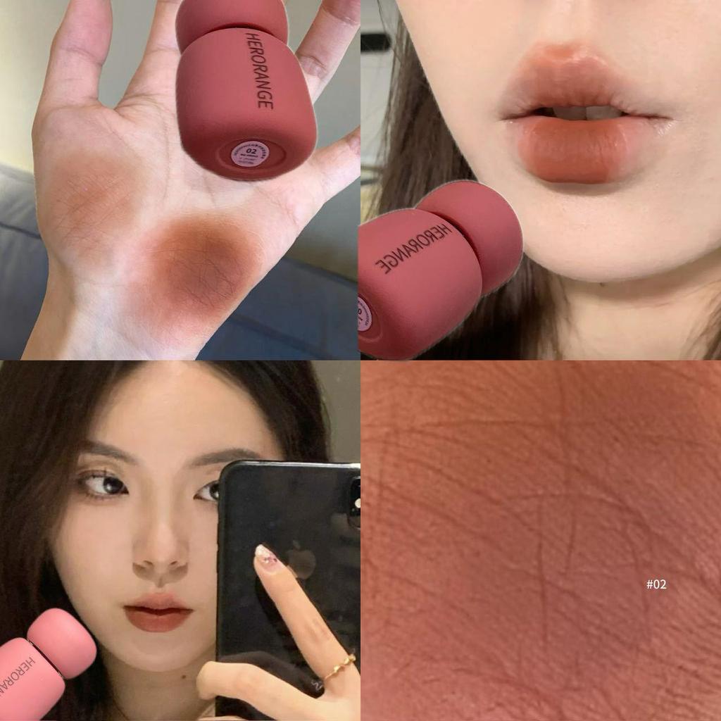 Silky Mist Rich Color-Locking Matte Lip Mud - Autumn/Winter Edition, Youth-Enhancing & Non-Sticking Lipstick.