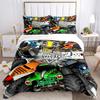Cartoon Monster Truck All Season Duvet Cover Comforter Bedding Sets Soft Quilt Cover And Pillowcases Single/Double/Queen/King
