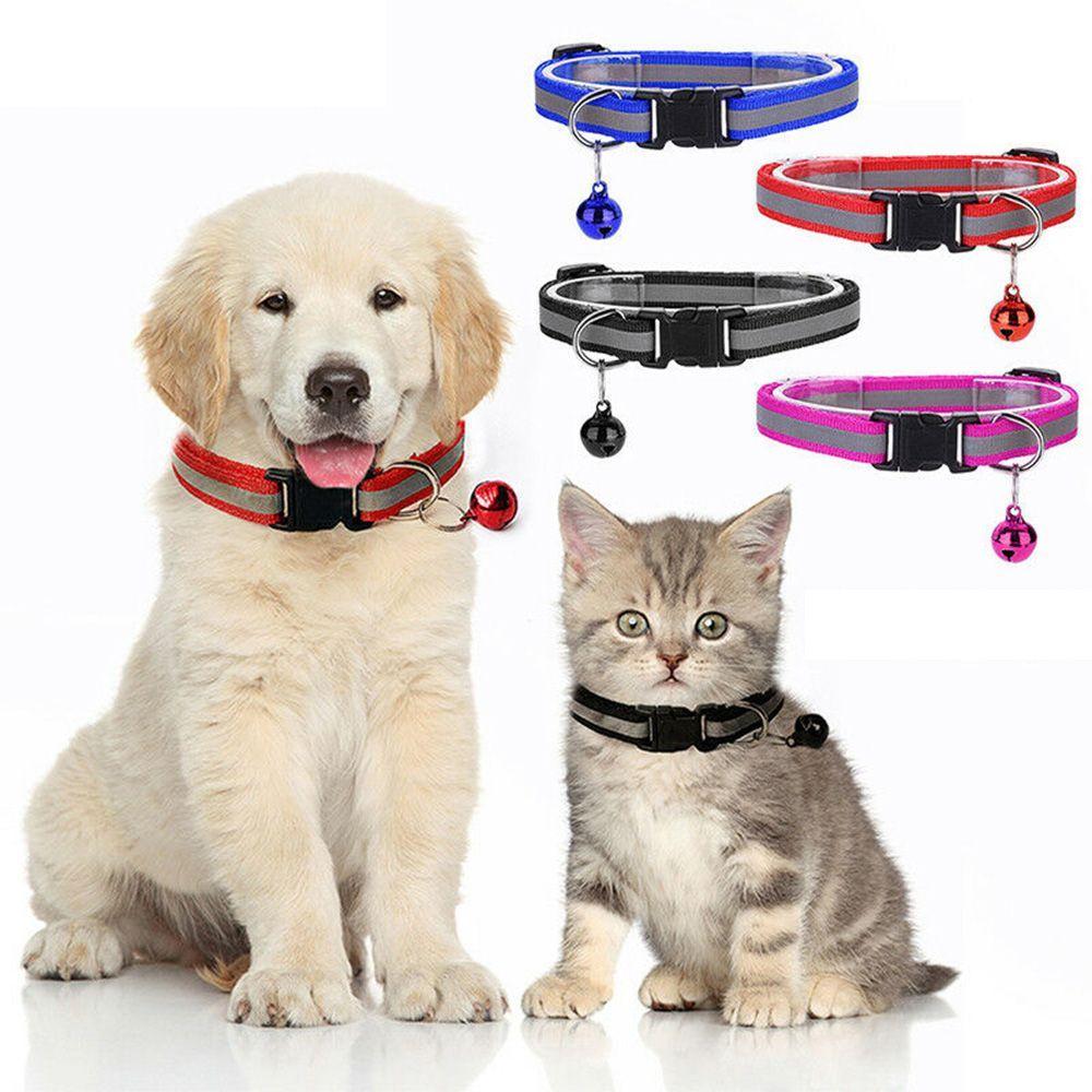 Flashing Adjustable Nylon Light Up Night Dog Accessories For Puppy Kitten Cat Collar Necklace Pet Collar Pet Supplies