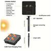 Solar Mushroom Lights Outdoor 8 Modes Waterproof LED Fairy Garden Pathway Lamps Decorative Landscape Yard Patio Wedding Holiday Party Lighting