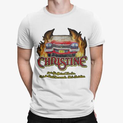 Christine Stephen King Horror Film Movie Retro 90s Halloween T Shirt 1