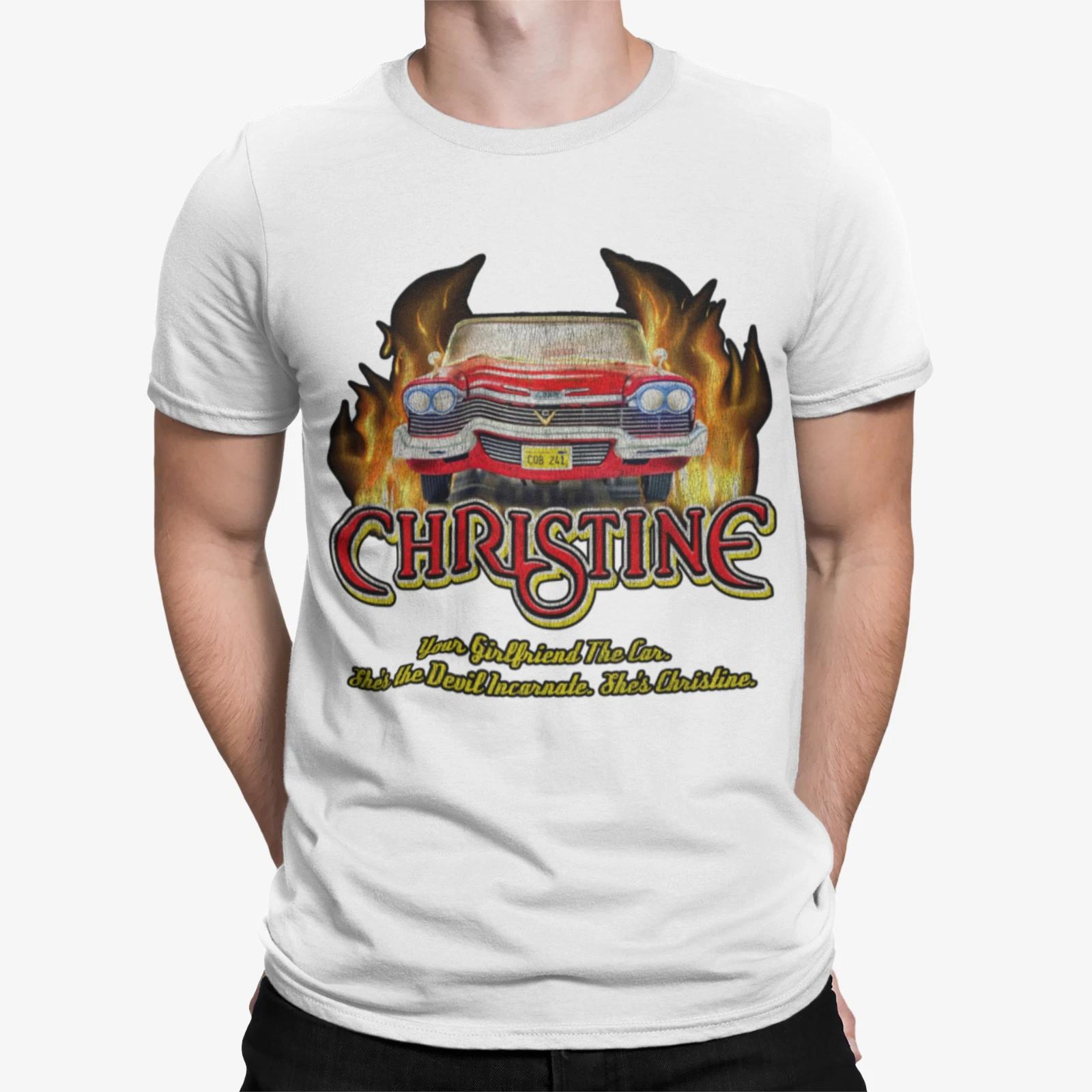 Christine Stephen king horror film movie retro 90s halloween t shirt 1 XL