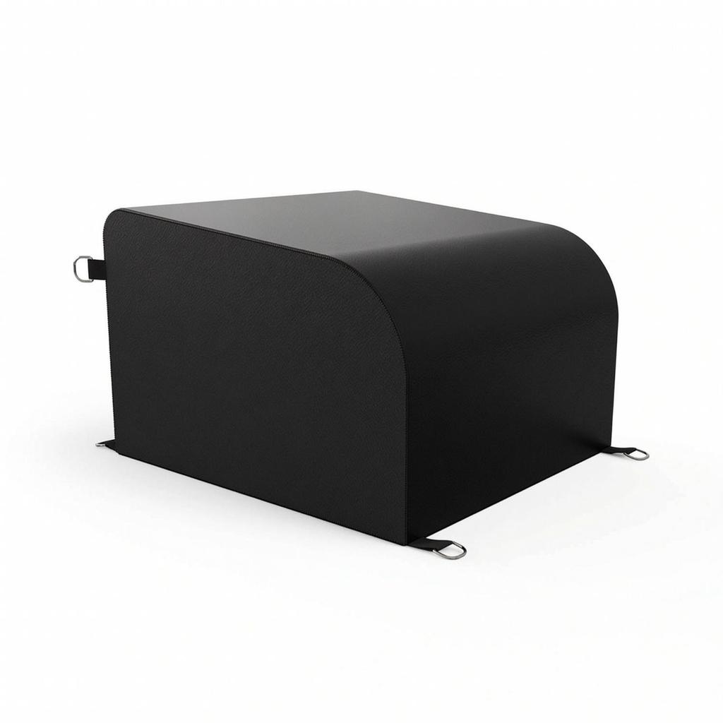Portable Glute Workout Block | Convenient Side Carry Loops, Padded Top Surface,