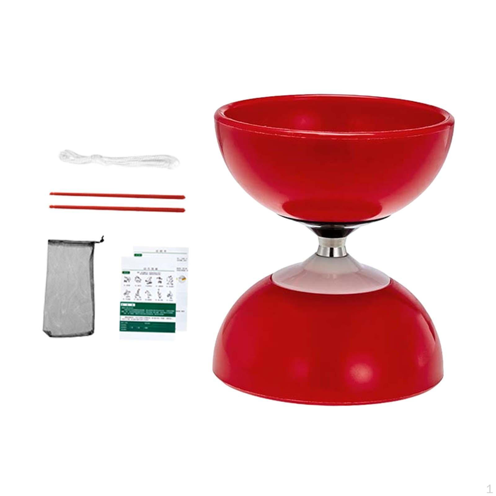 

Китайское диаболо йо-йо мяч игрушка гибкое развлечение, легкий, высокая производительность, жонглирование красный