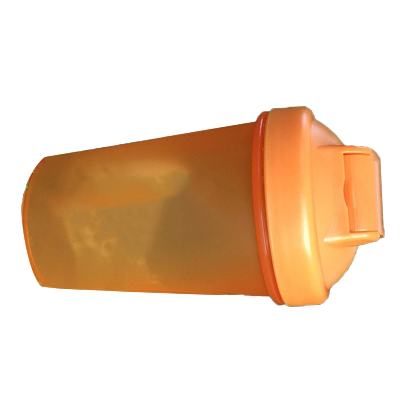 

Шейкер для протеинового порошка PP Шейкерная бутылка со стальным шариком для смешивания 500 мл Зеленый Orange оранжевый