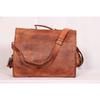 Men's Real Leather Vintage Laptop Messenger Handmade Briefcase Bag Satchel