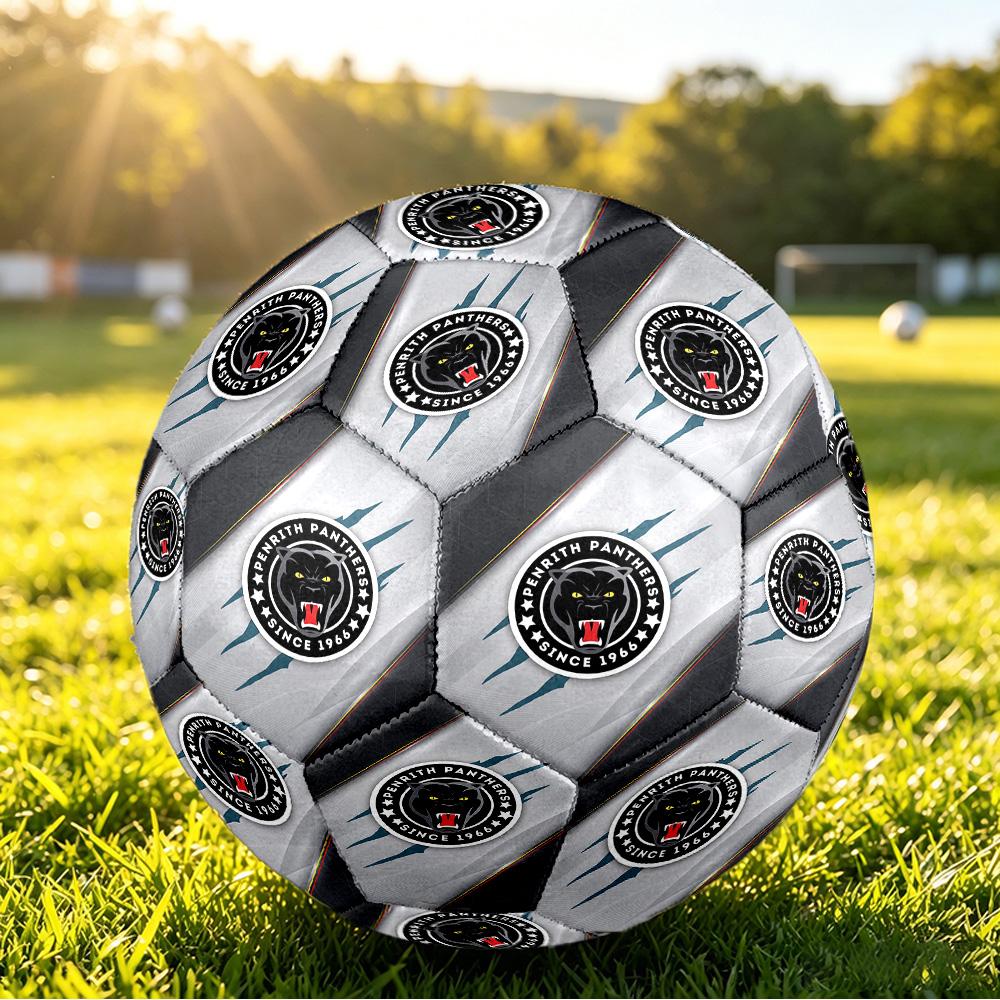 Penrith Panthers Size 5 Sports Training Ball Shock Absorbing Durable Ball For Match Daily Practice Outdoor Activities