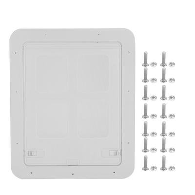 Pet Small Dog Cat Screen Door Sliding Screen with Magnetic Flap Supply  Ventilationwhite Large