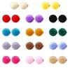 1 Pair Kids Pom Pom Ear Clip Plush Ball Kid Girls Children Clip No Piercing Earrings Jewelry