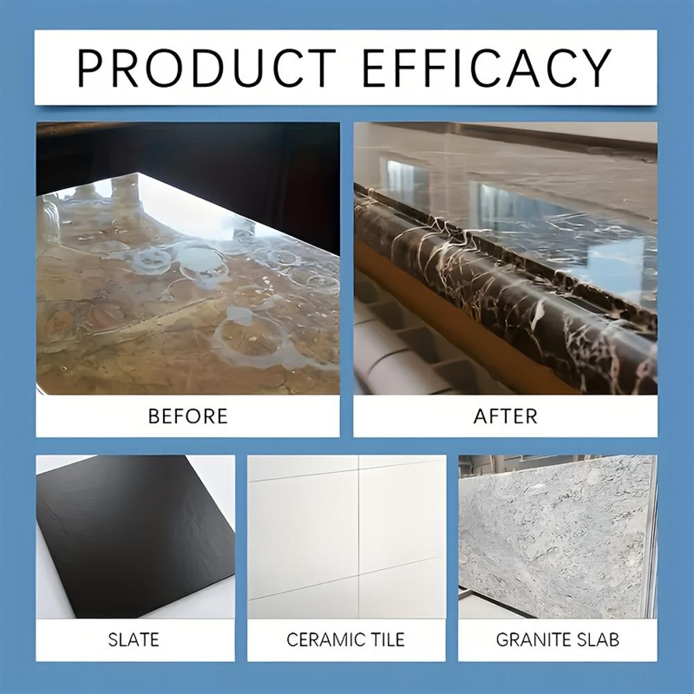 JOKJOK Stone Care & Metal Polish - Heavy-Duty All-in-One Floor Polish, Tile Renovation Wax Paste for Marble, Granite, Ceramic, B